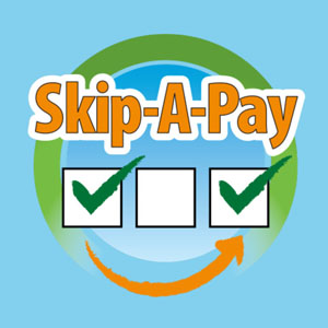 skip a pay graphic